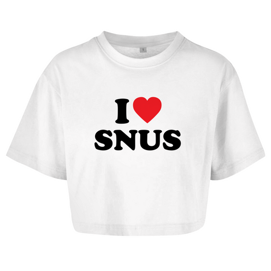 I LOVE SNUS Crop-Top