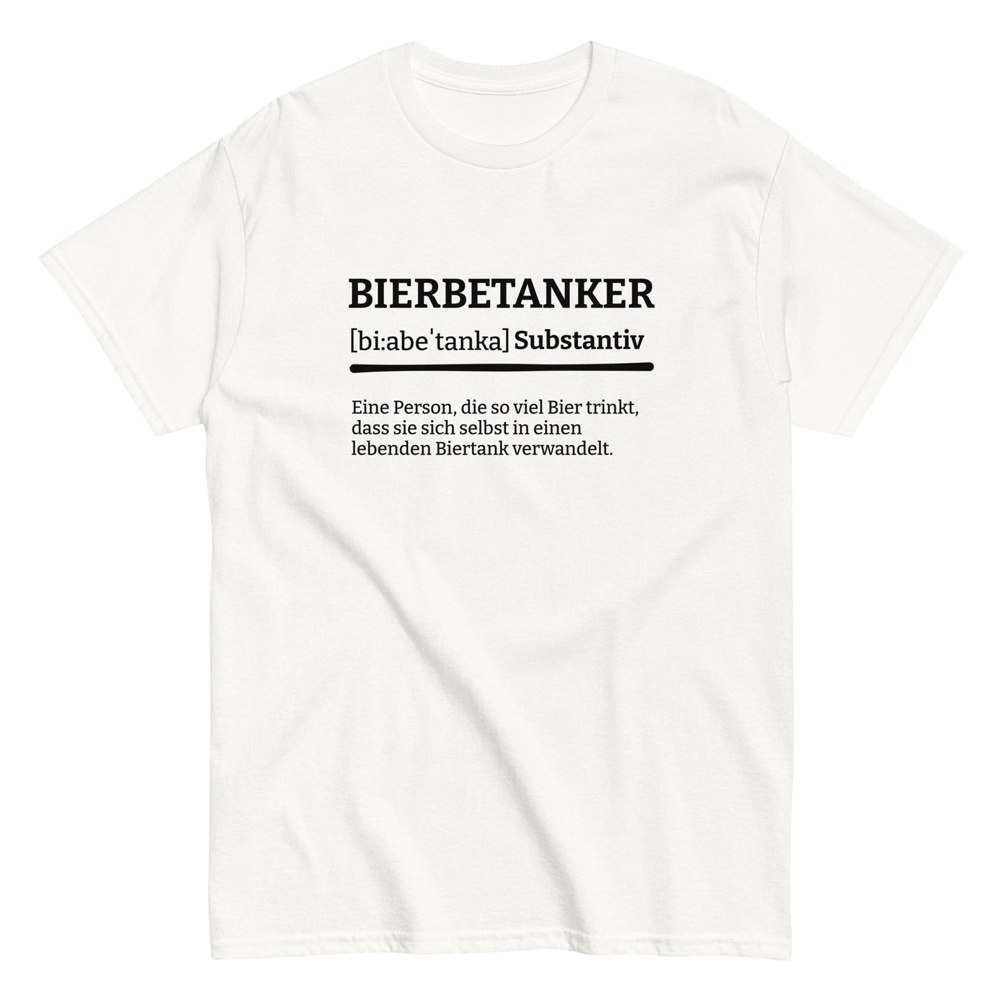 BIERBETANKER (Definition) T-Shirt - finestshirts.de