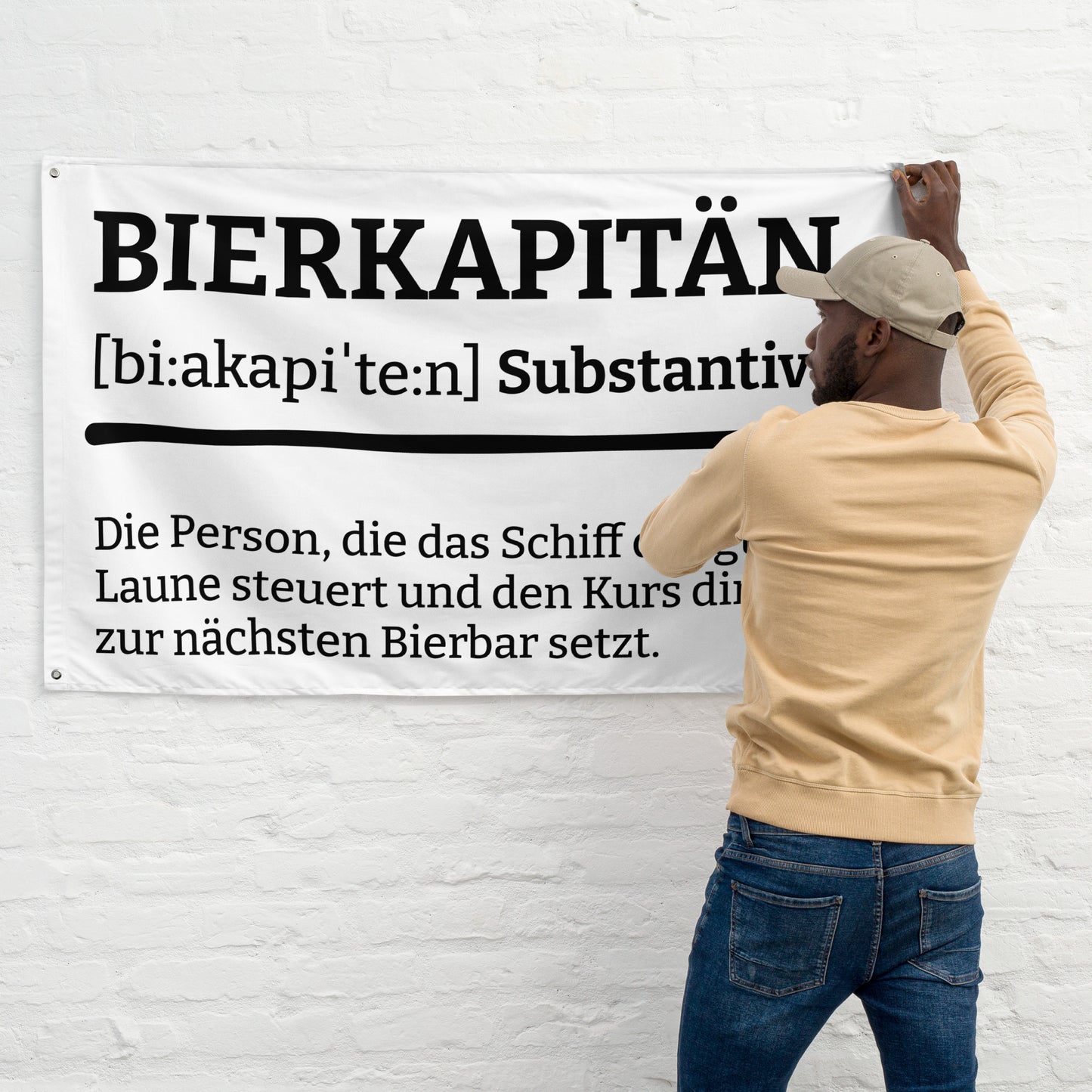 BIERKAPITÄN (Definition) Flagge - finestshirts.de