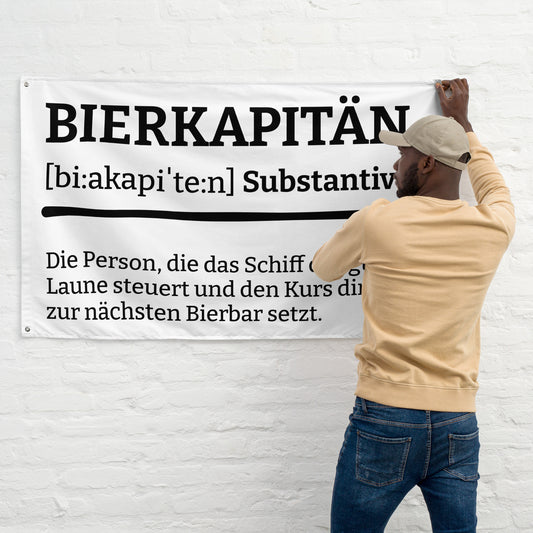 BIERKAPITÄN (Definition) Flagge - finestshirts.de