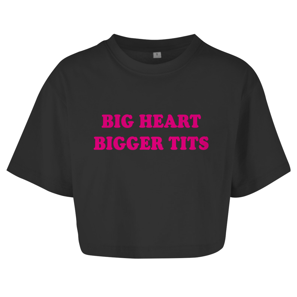 BIG HEART BIGGER TITS Crop-Top - finestshirts.de
