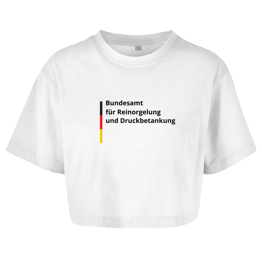Bundesinstitut für Reinorgelung und Druckbetankung Crop-Top - finestshirts.de