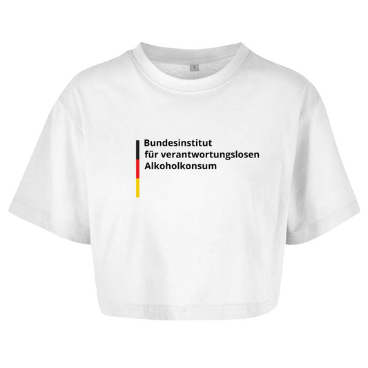 Bundesinstitut für verantwortungslosen Alkoholkonsum Crop-Top - finestshirts.de