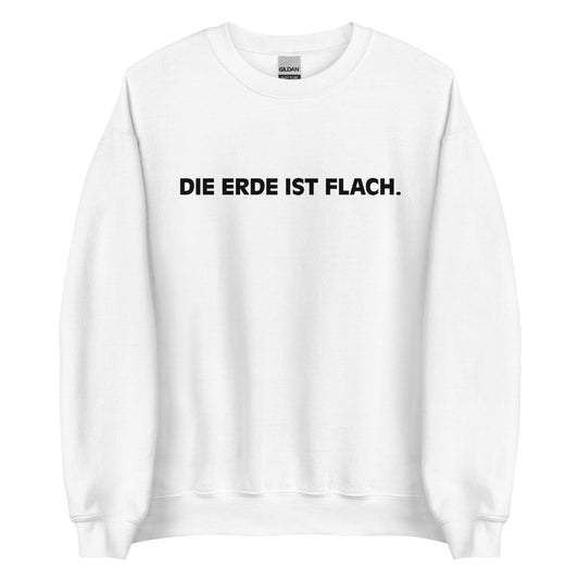 DIE ERDE IST FLACH. Pullover - finestshirts.de