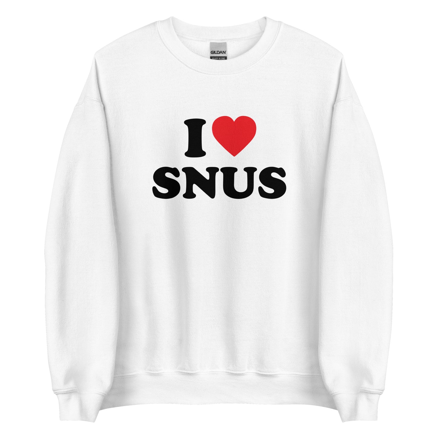 I LOVE SNUS Pullover - finestshirts.de