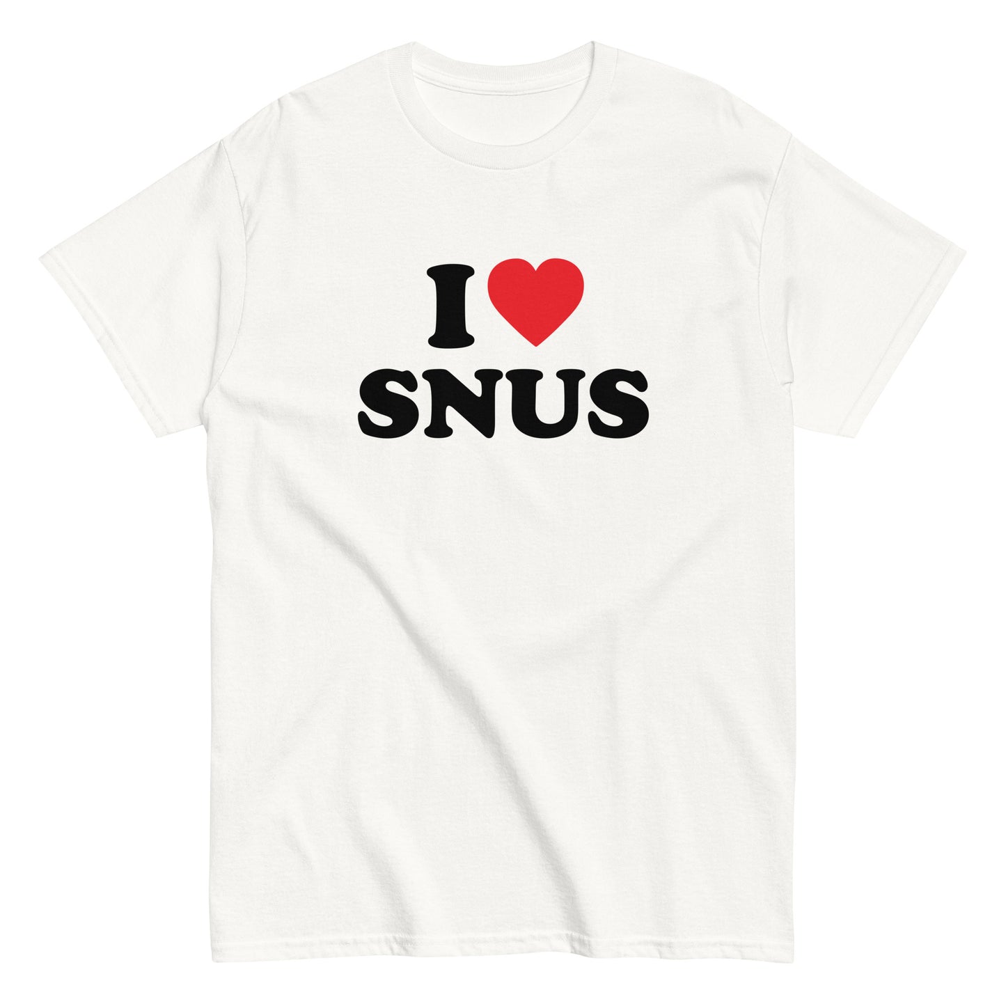 I LOVE SNUS T-Shirt - finestshirts.de