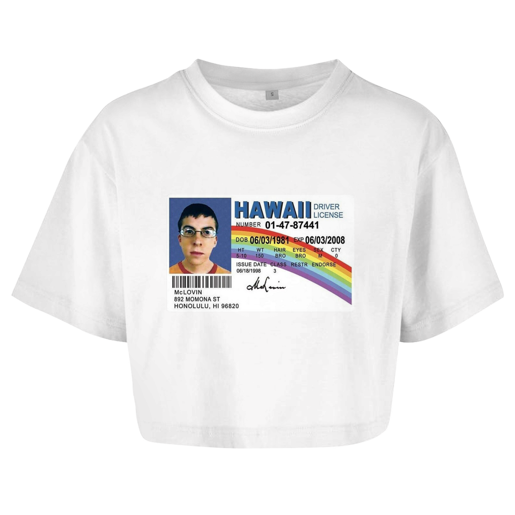 McLovin (Superbad) Crop-Top - finestshirts.de