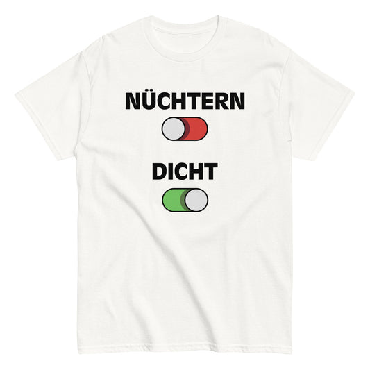 NÜCHTERN (AUS) DICHT (AN) T-Shirt - finestshirts.de