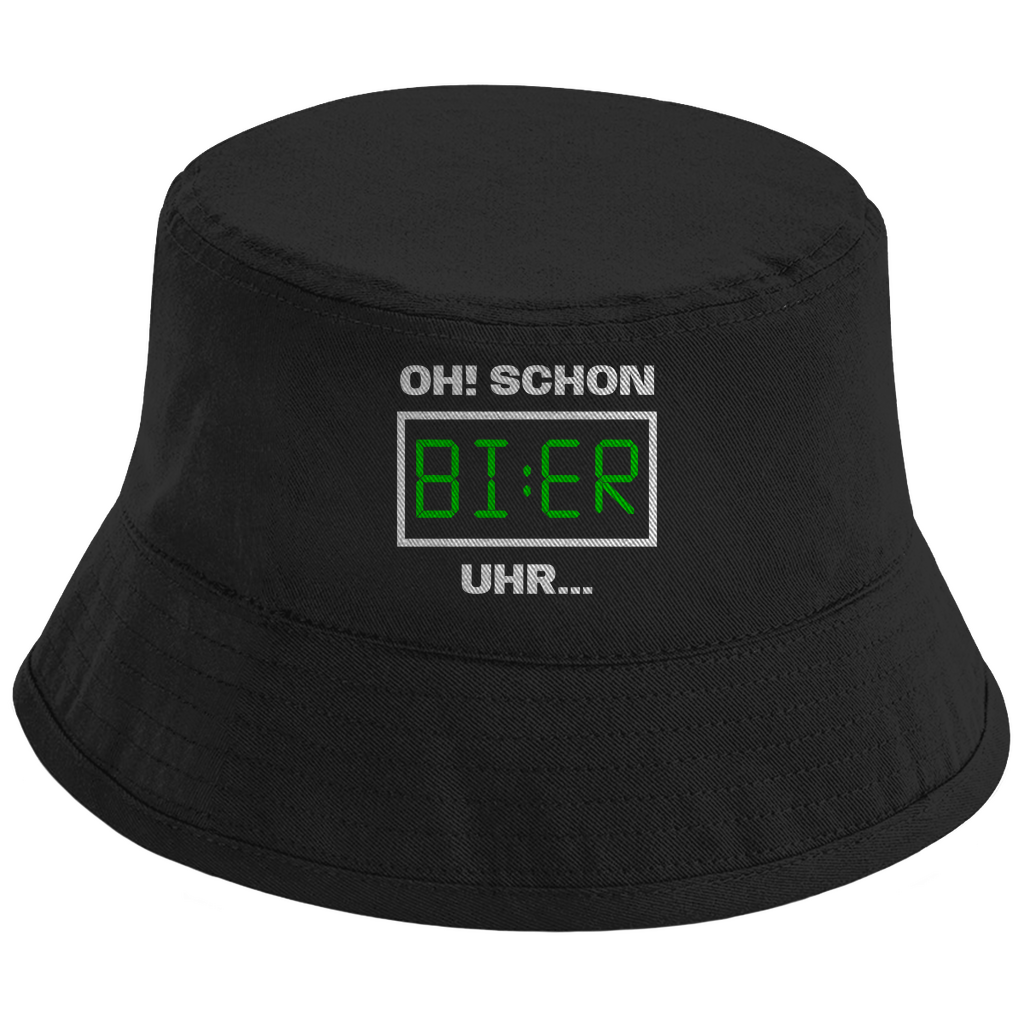 OH! SCHON BI:ER UHR... Fischerhut - finestshirts.de