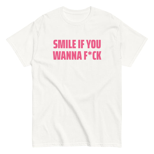 SMILE IF YOU WANNA F*CK T-Shirt - finestshirts.de