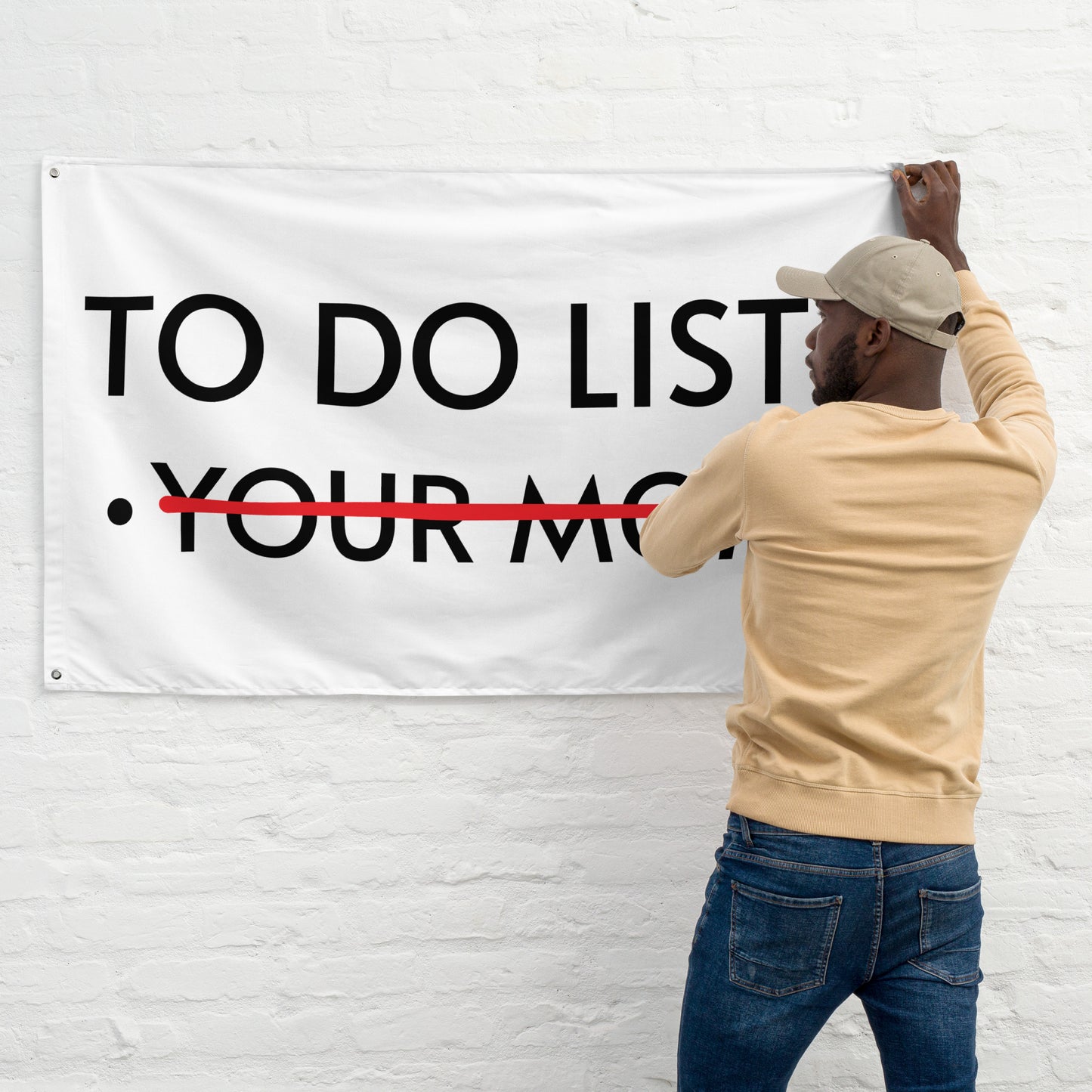TO DO LIST: YOUR MOM Flagge - finestshirts.de