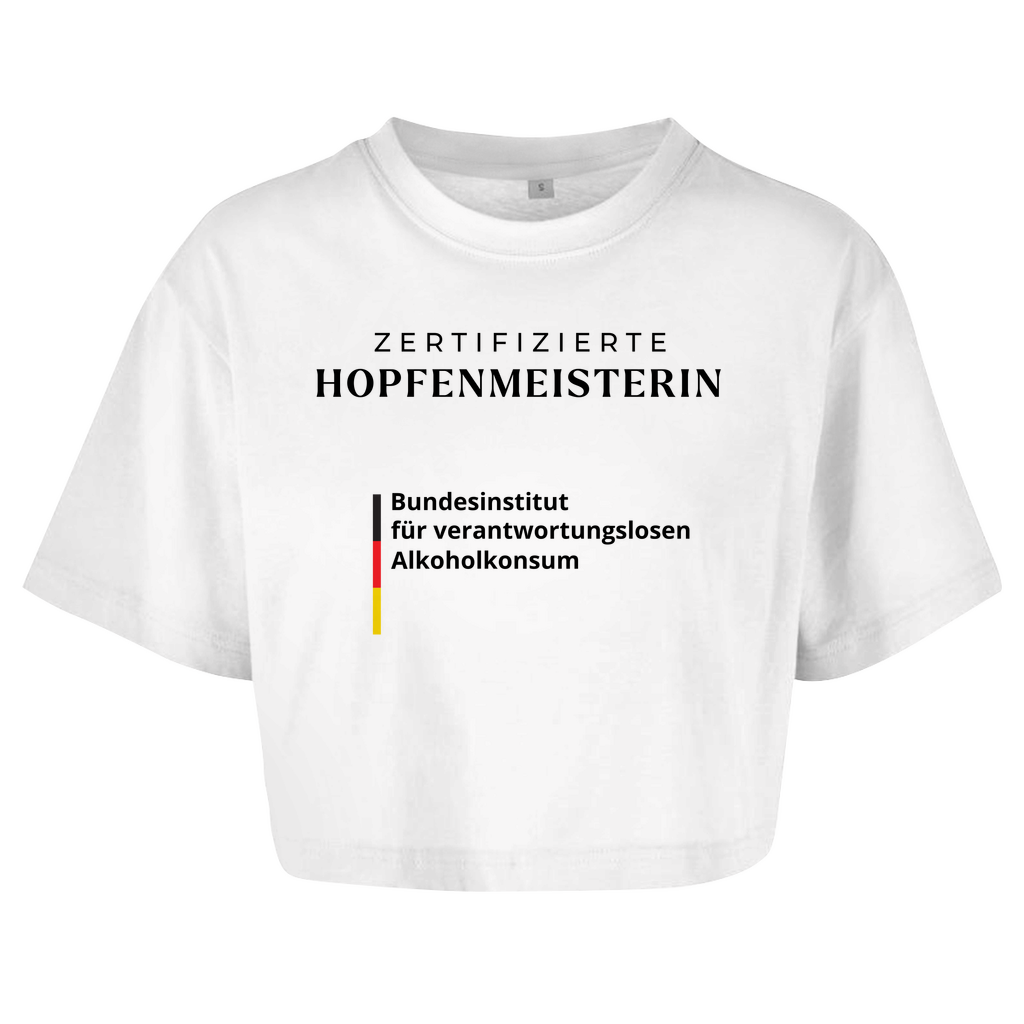 ZERTIFIZIERTE HOPFENMEISTERIN Crop-Top - finestshirts.de