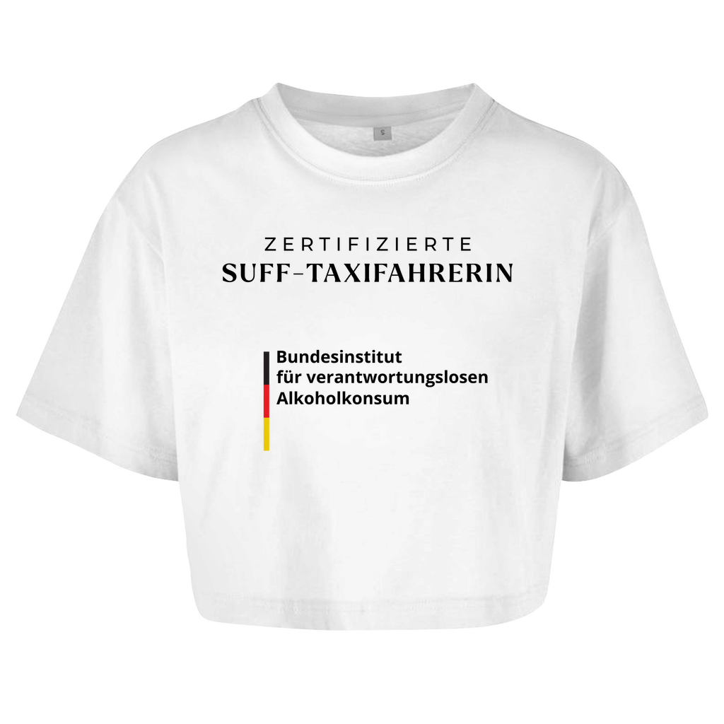 ZERTIFIZIERTE SUFF-TAXIFAHRERIN Crop-Top - finestshirts.de