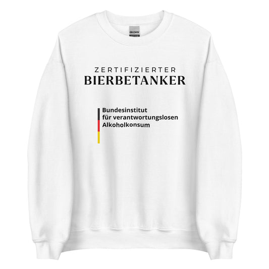 ZERTIFIZIERTER BIERBETANKER/-IN Pullover - finestshirts.de