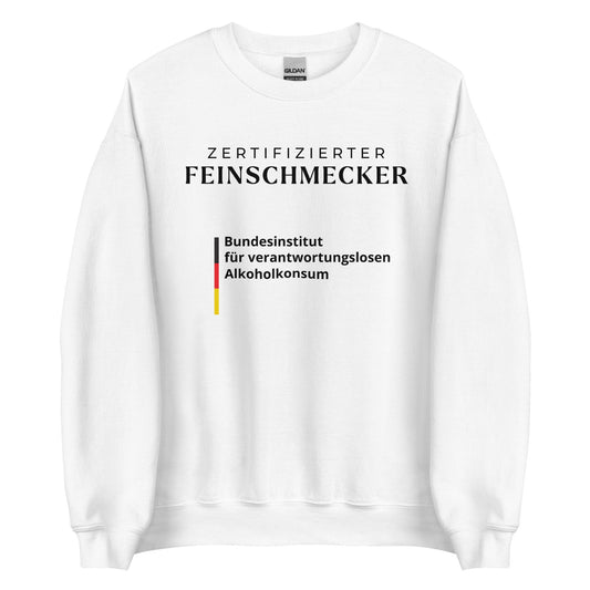 ZERTIFIZIERTER FEINSCHMECKER/-IN Pullover - finestshirts.de