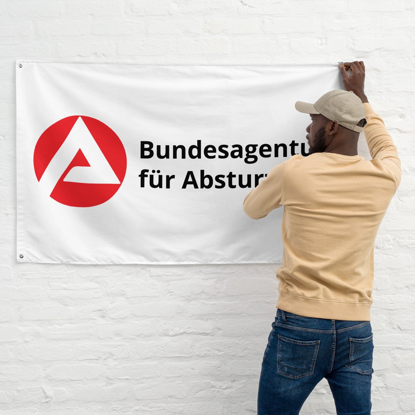 Bundesagentur für Absturz Flagge
