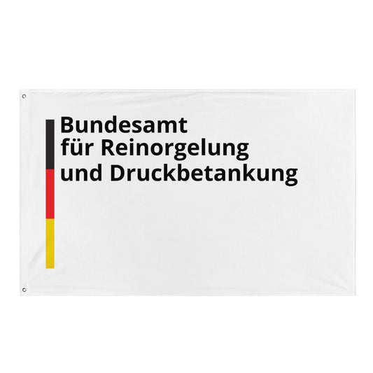 Bundesamt für Reinorgelung und Druckbetankung Flagge