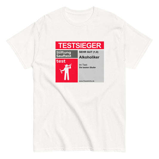 TESTSIEGER Alkoholiker T-Shirt