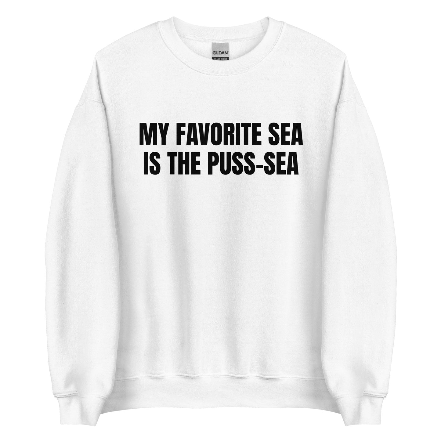MY FAVORITE SEA IS THE PUSS-SEA Pullover