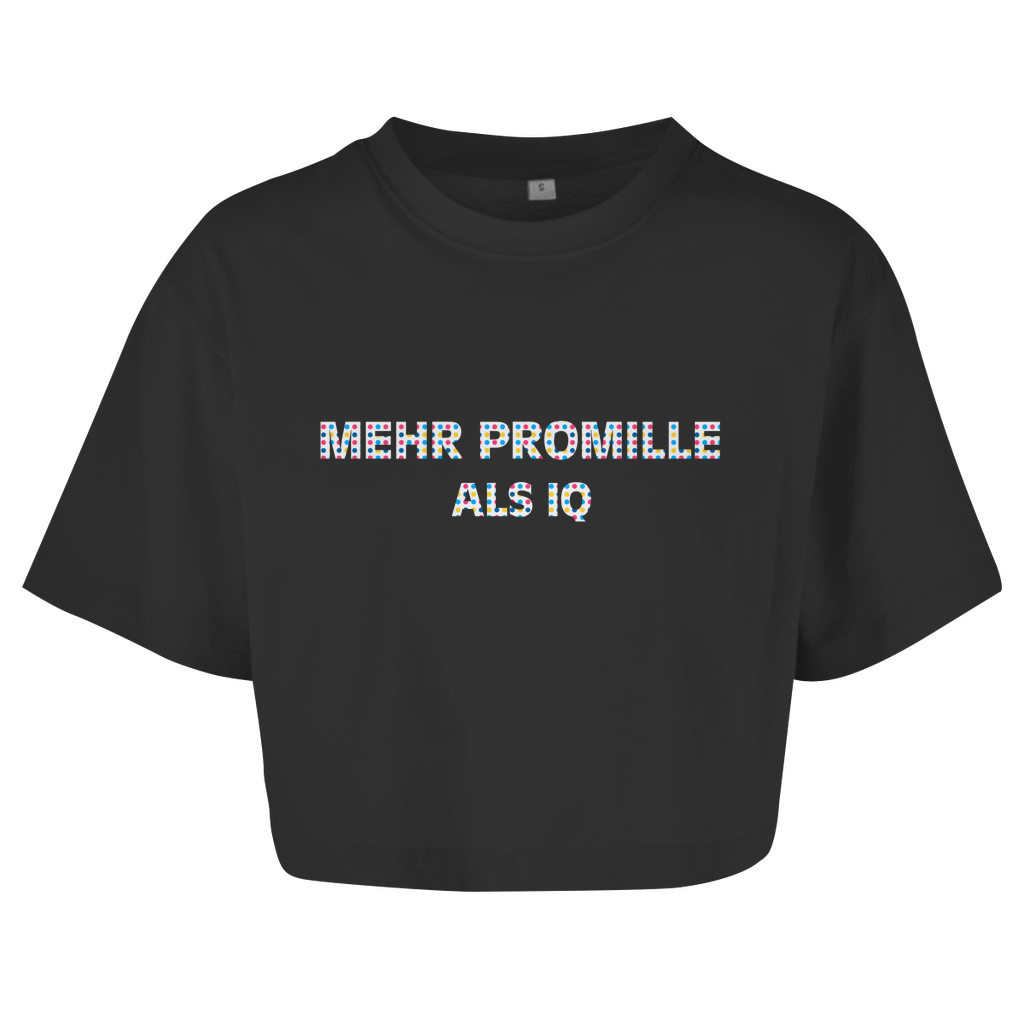 MEHR PROMILLE ALS IQ Crop-Top