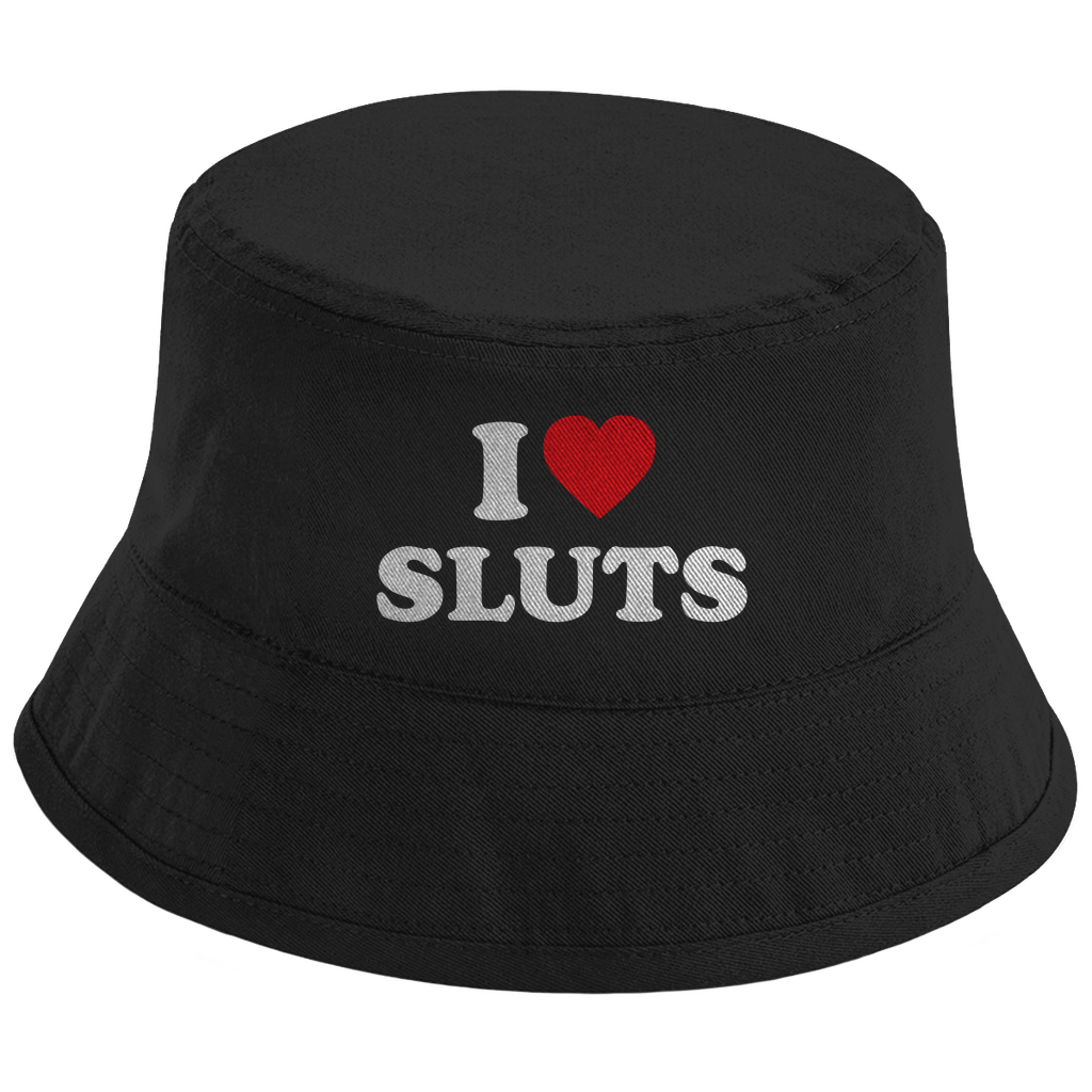 I LOVE SLUTS Fischerhut