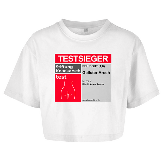 TESTSIEGER Geilster Arsch Crop-Top