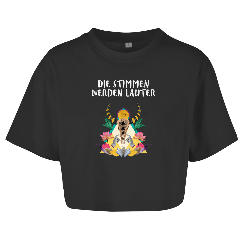 DIE STIMMEN WERDEN LAUTER Crop-Top