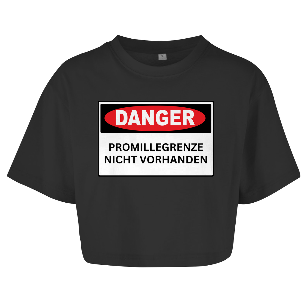 DANGER: PROMILLEGRENZE NICHT VORHANDEN Crop-Top