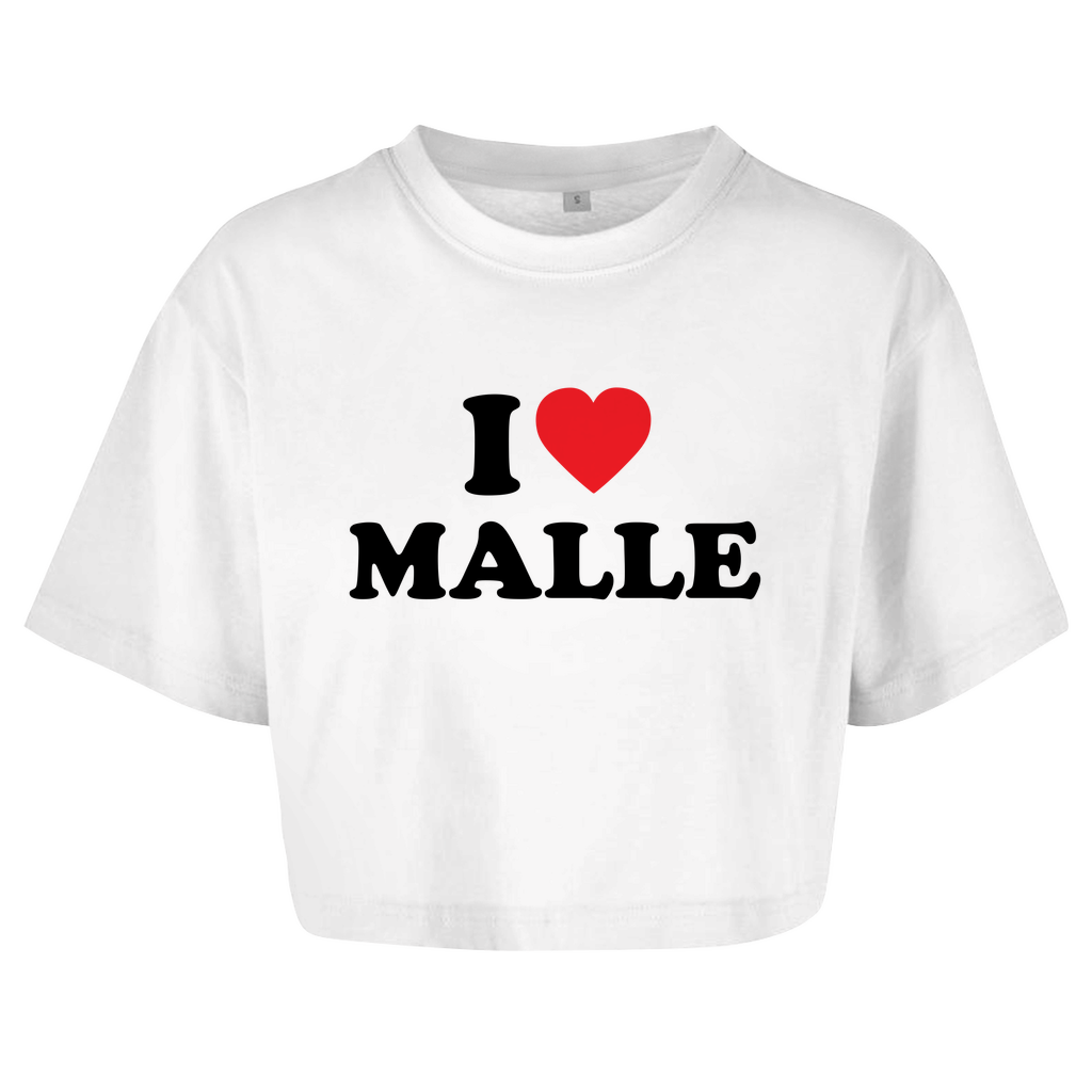 I LOVE MALLE Crop-Top