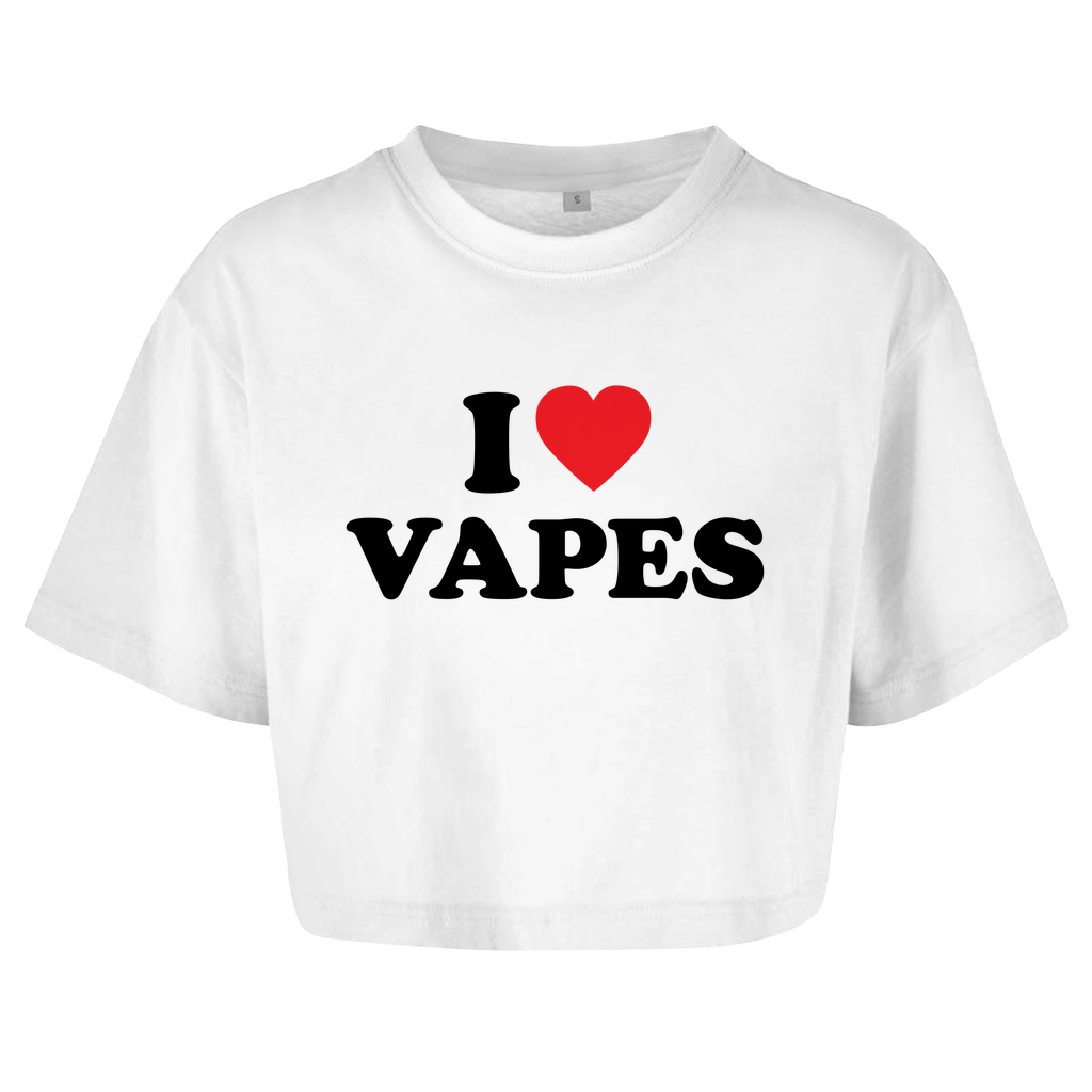 I LOVE VAPES Crop-Top