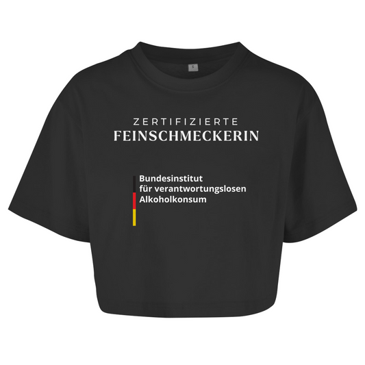 ZERTIFIZIERTE FEINSCHMECKERIN Crop-Top