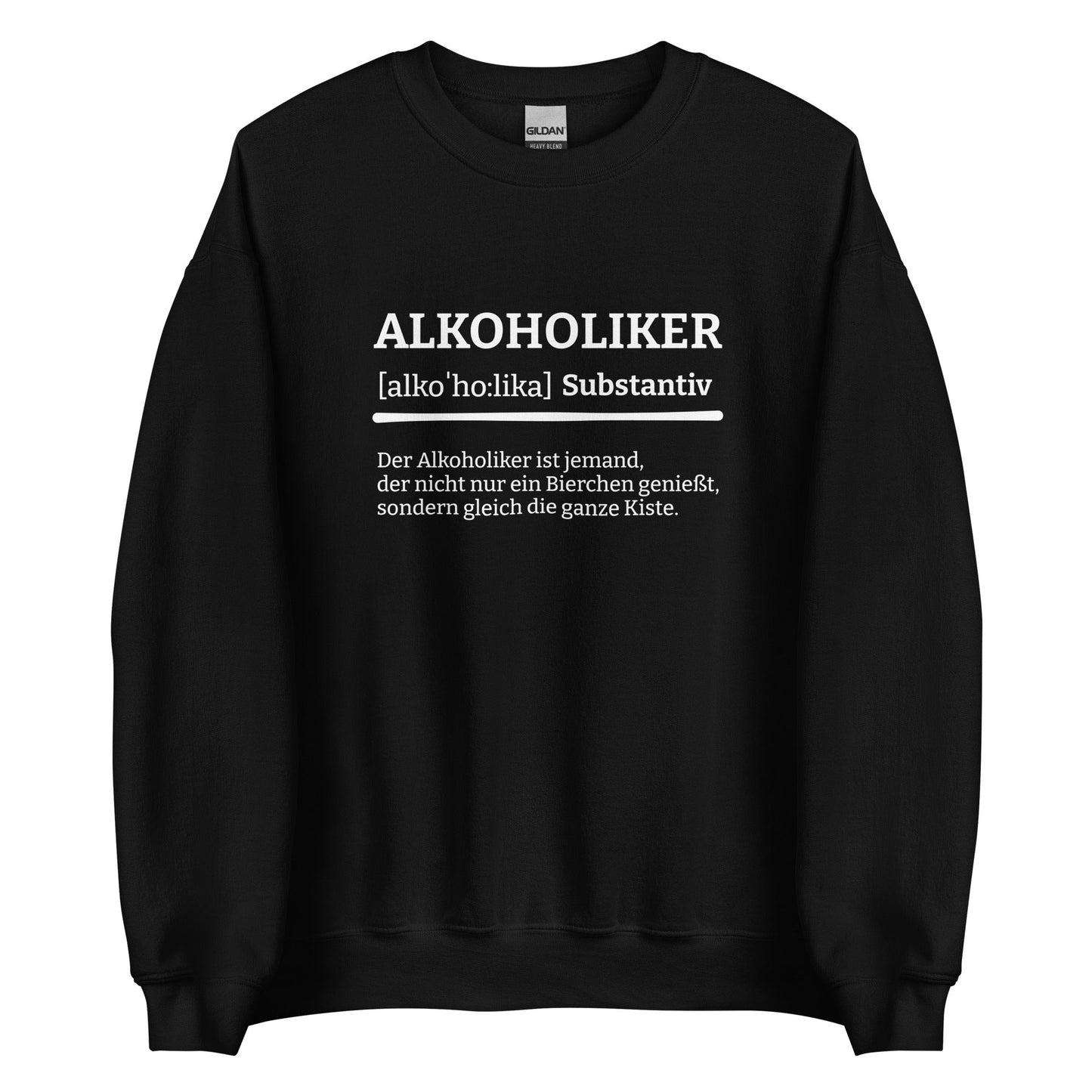 ALKOHOLIKER (Definition) Pullover - finestshirts.de