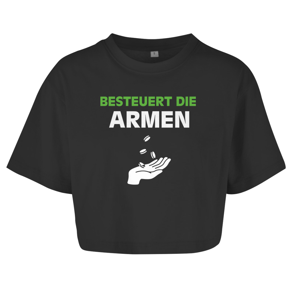 BESTEUERT DIE ARMEN Crop-Top - finestshirts.de