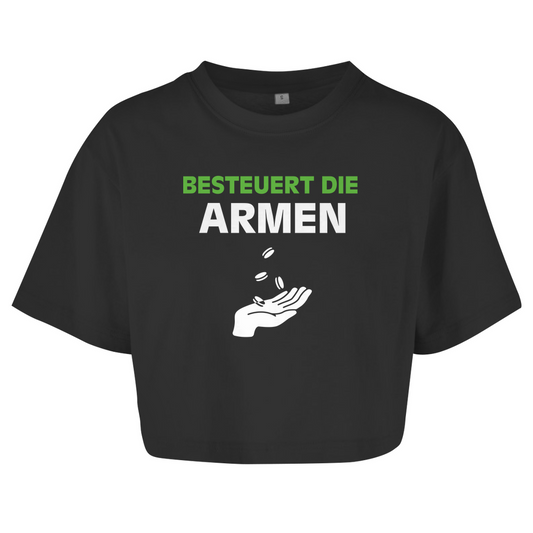BESTEUERT DIE ARMEN Crop-Top - finestshirts.de
