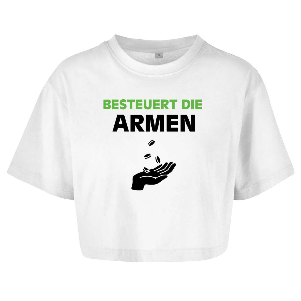 BESTEUERT DIE ARMEN Crop-Top - finestshirts.de