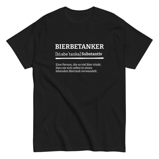 BIERBETANKER (Definition) T-Shirt - finestshirts.de