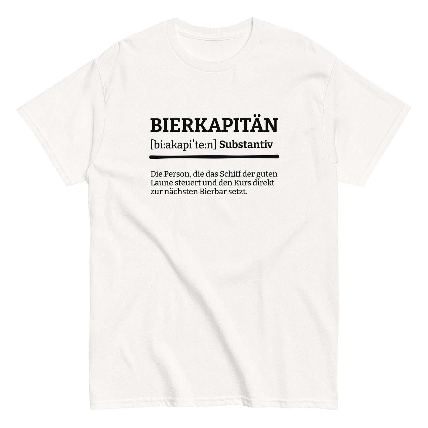 BIERKAPITÄN (Definition) T-Shirt - finestshirts.de