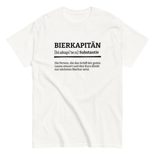 BIERKAPITÄN (Definition) T-Shirt - finestshirts.de