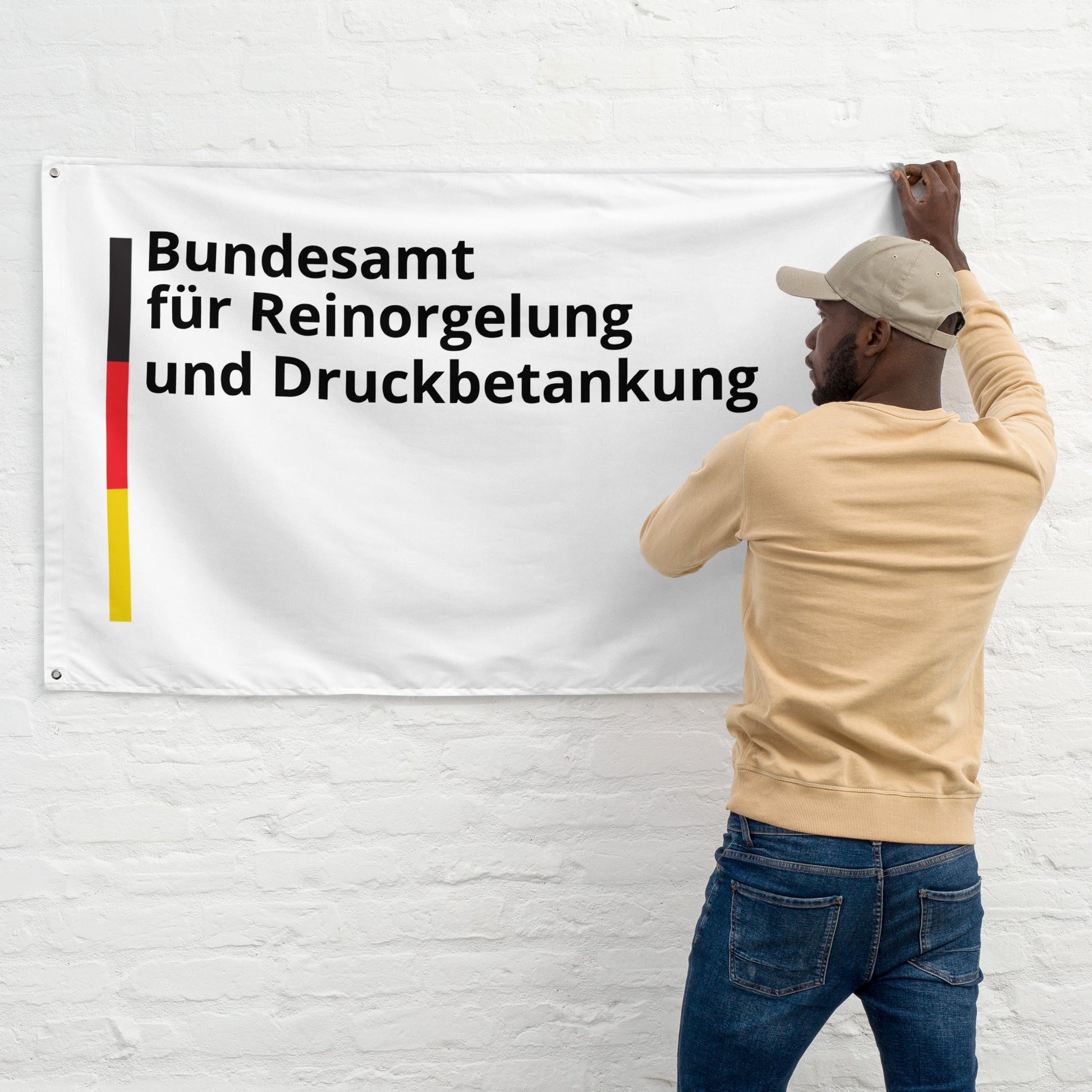 Bundesamt für Reinorgelung und Druckbetankung Flagge - finestshirts.de