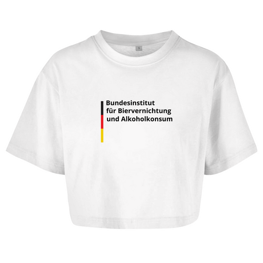 Bundesinstitut für Biervernichtung und Alkoholkonsum Crop-Top - finestshirts.de