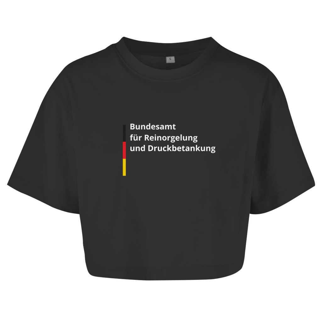 Bundesinstitut für Reinorgelung und Druckbetankung Crop-Top - finestshirts.de