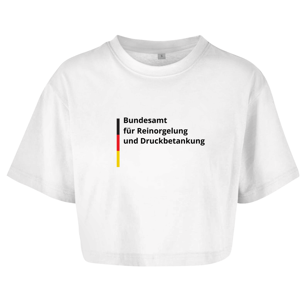 Bundesinstitut für Reinorgelung und Druckbetankung Crop-Top - finestshirts.de