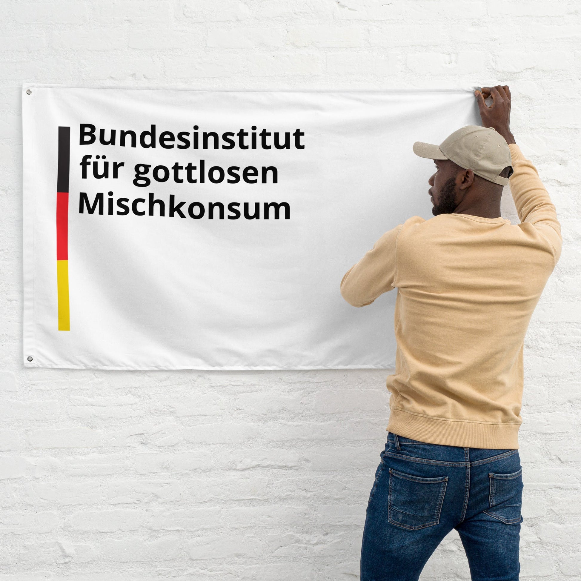 Bundesinstitut für gottlosen Mischkonsum Flagge - finestshirts.de