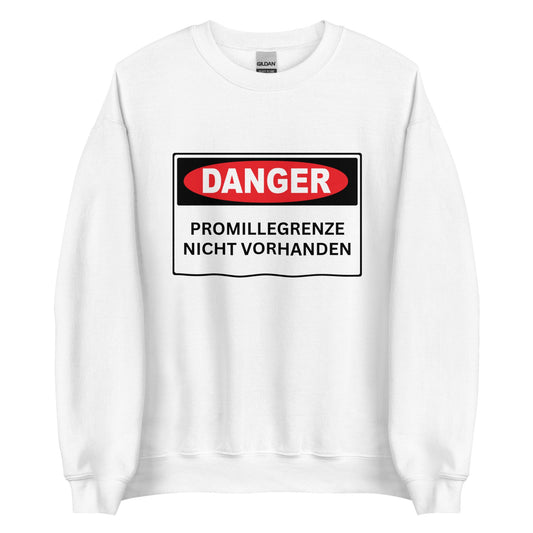 DANGER: PROMILLEGRENZE NICHT VORHANDEN Pullover - finestshirts.de