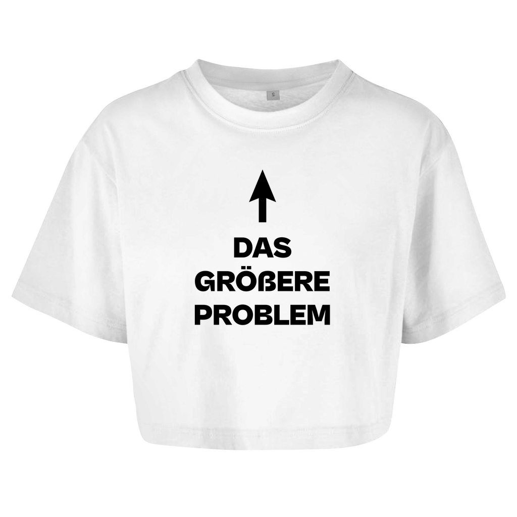 DAS GRÖßERE PROBLEM Crop-Top - finestshirts.de