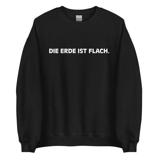 DIE ERDE IST FLACH. Pullover - finestshirts.de