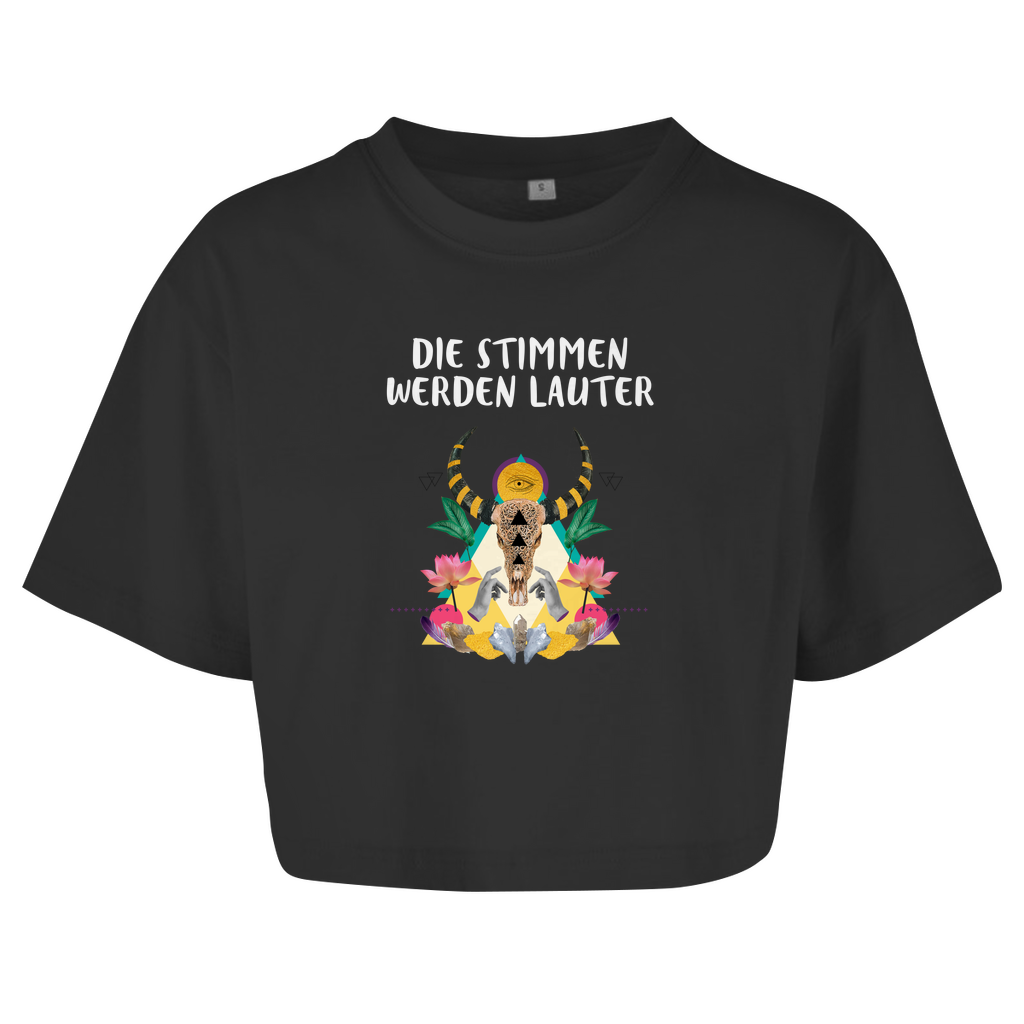DIE STIMMEN WERDEN LAUTER Crop-Top - finestshirts.de