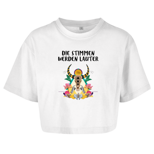DIE STIMMEN WERDEN LAUTER Crop-Top - finestshirts.de