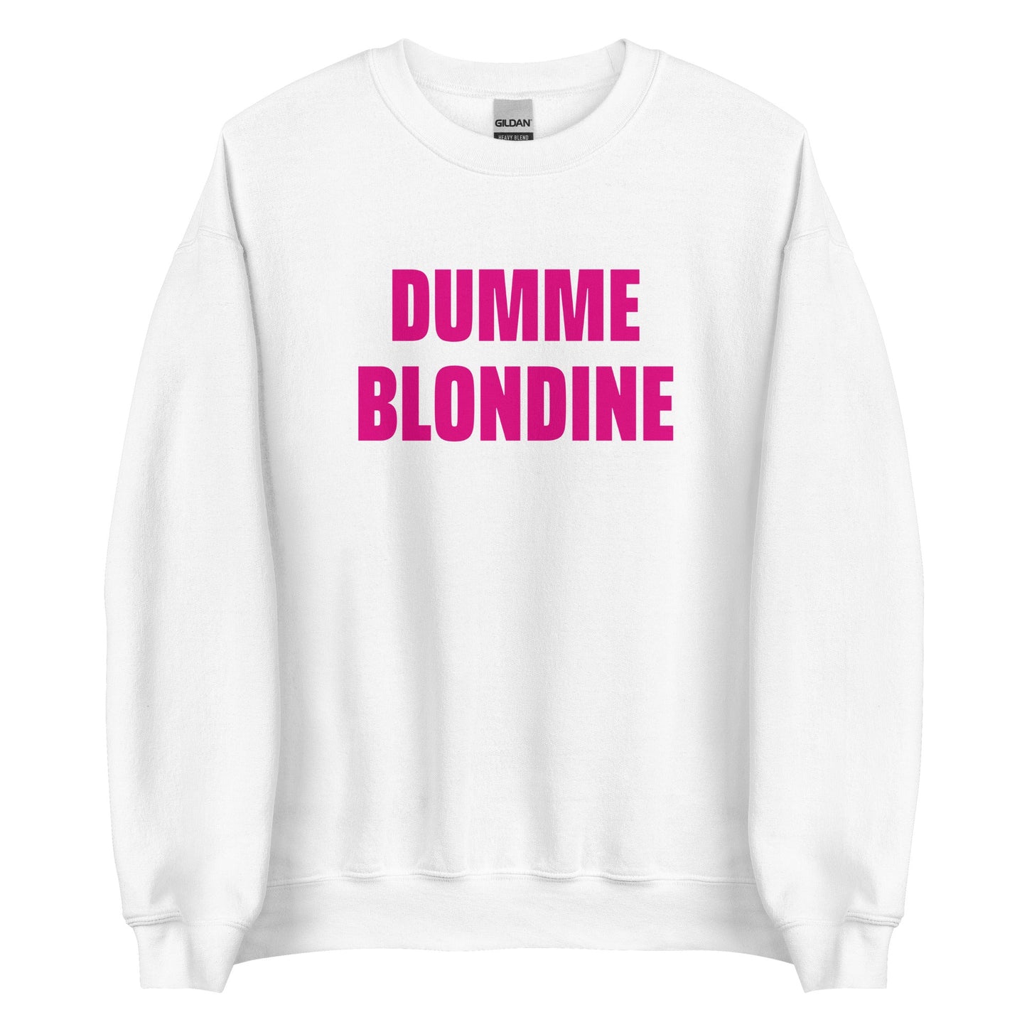 DUMME BLONDINE Pullover - finestshirts.de
