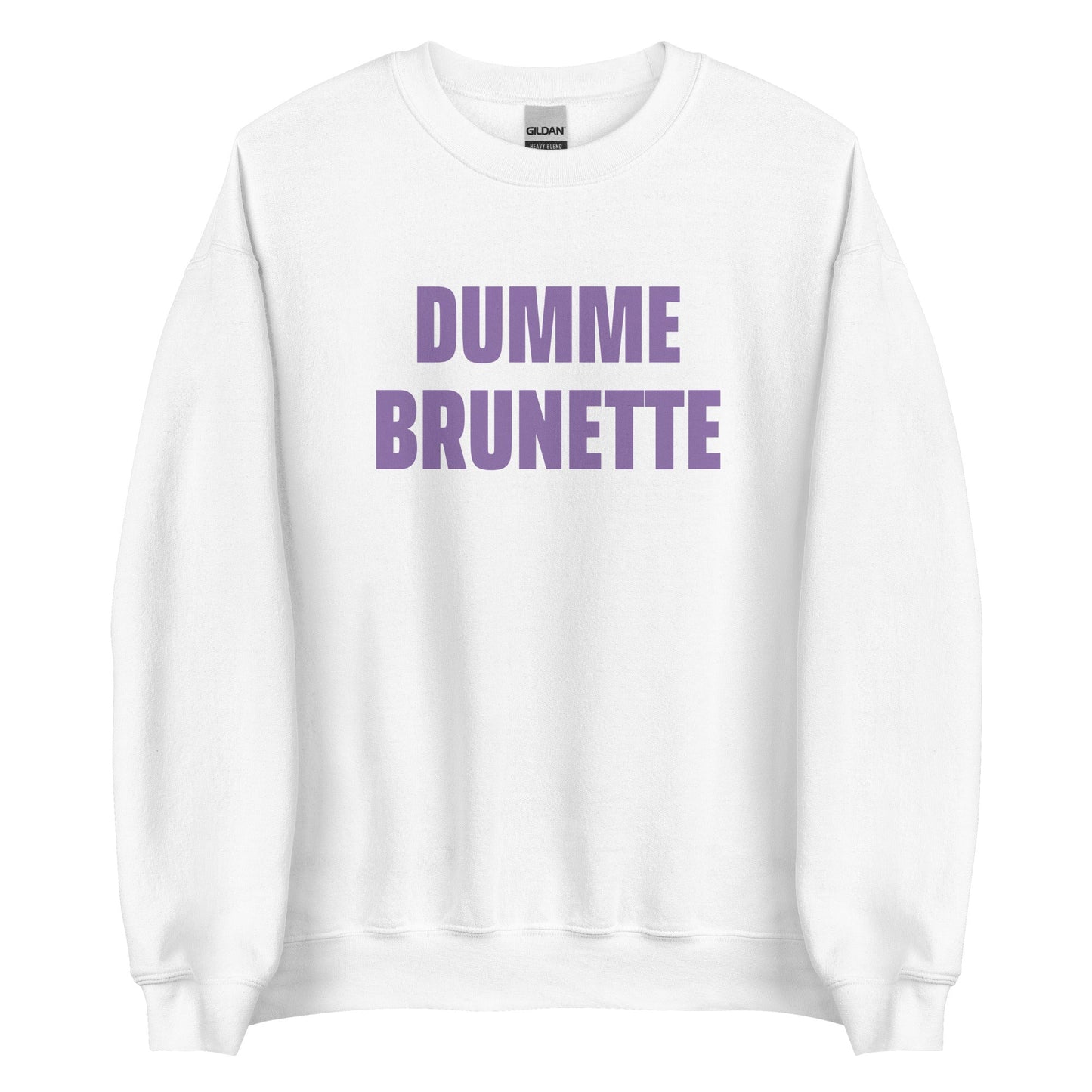DUMME BRUNETTE Pullover - finestshirts.de